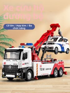 JUANNUO | Xe Cứu Hộ Đường Bộ Có Sàn Kéo Cho Trẻ Em Chất Liệu Hợp Kim