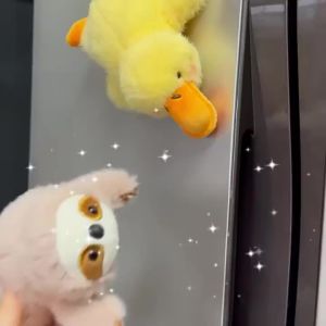 Hoạt Hình Dễ Thương Thú Nhồi Bông Nam Châm Gắn Tủ Lạnh Từ Tính Mèo Sang Trọng Trang Trí Xe Ô Tô Vui Nhộn Trẻ Em Hiện Tại Trang Trí Nhà Cho Tủ Lạnh