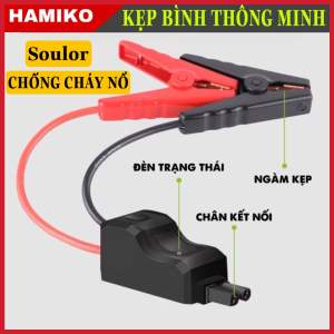 Kẹp kết nối bình ắc quy 12v kẹp thông minh chống ngược cực hàng chính hãng soulor
