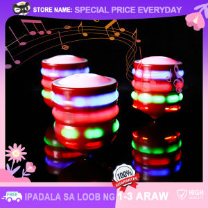 Colorful Cool Spinner Gyro Toys Electric Glowing Gyroscope Flash LED Light Laser Music Gyro Childrens Luminous Spinning Top Kids Gift Toy