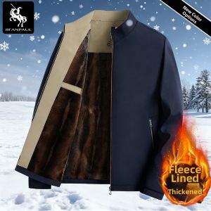 JIFANPAUL | Quilted Warm Business Casual Elder Dad Jacket