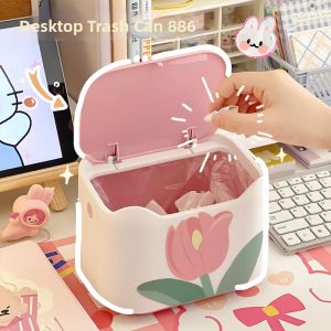 Thùng Rác Để Bàn Nhỏ Dễ Thương