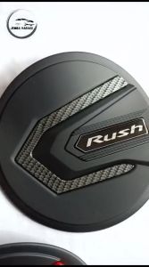 Tank Cover Rush / Tank Cover All New Rush 2018 - 2023 Hitam Doof List Carbon
