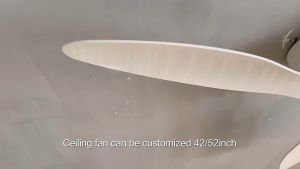 CHNT Ceiling Fan With Remote And 3 Blades Modern Home Mute Fan Lamp For Patio Bedroom Living Room Home