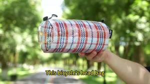 Eslnf(ESLNF) | ESLNF Họa Tiết Rắn Thêu Túi Tay Lái Xe Đạp Chống Mưa MTB & Túi Xe Đạp Đường Bộ Polyester Bộ Sưu Tập Mới 2026