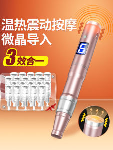 Nano Electric Microneedle Instrument Hair Growth Delivery Mesotherapy Beauty Salon Fly Shuttle MTS Chip Home Use Micro Crystal Pen