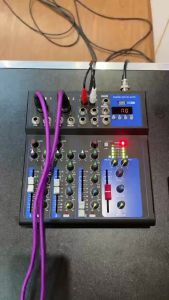 Propesyonal Audio Mixer with equalizer 4/7 channel built-in EQ/recording function MG/Bluetooth mixer