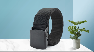 MENSPE เข็มขัดผู้ชายเข็มขัดกลางแจ้งสายพานไนลอนปรับได้ฟรีเอวกีฬาเยาวชนกางเกงเอวผ้าใบเอวเรียบง่ายเอวยางยืดไนลอนสูงเข็มขัดปรับระดับกลางแจ้ง