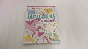 Unicorns & Magical Creatures Colouring Book With Stickers