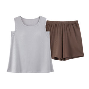 Bộ đồ ngủ MiiOW cho nữ làm bằng lụa băng polyester mềm mịn nhẹ có đệm ngực