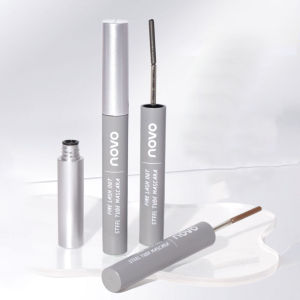 NOVO Steel Tube Mascara - Waterproof & Smudge-Proof | Silk Fiber Formula for Dramatic Lash Extension