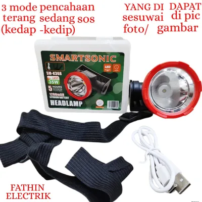 SENTER KEPALA / LAMPU KERJA LUBY 60W L-2911L