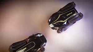 Drone dual kamera HD SY15Rro pesawat quadcopter dengan penentuan posisi aliran cahaya motor tanpa sikat mainan terbang remote control