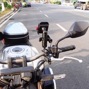 มอเตอร์ MOTOWOLF MDL2821 ที่จับมือถือ รุ่นเที่ยวยัง ที่จับโทรศัพท์ แบบอลูมิเนียม สำหรับยึดรถมอเตอร์ไซค์