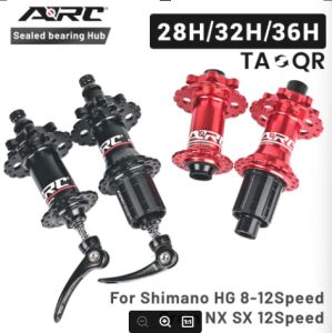 ARC 006 Bicycle Hub Mountain Bike Hub Aluminum Alloy 4 Sealed Bearing Mtb Hubs 28/32/36 Holes Quick Release Bike Disc Brake Hub For Shimano 8/9/10/11 Speed Bike Parts - Lazada