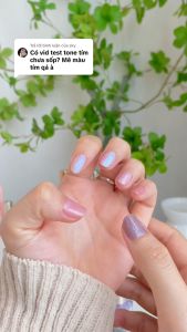 Tổng Hợp Sơn Tone TÍM Canmake Nail Nhật Bản Không Hơ Đèn LYNH JP