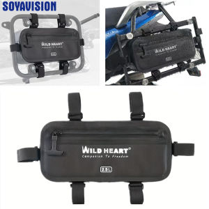 2.5L Motorcycle Side Tool Bag Waterproof Motorbike Frame Package Hanging Bag Universal Tool Bag For Harley BMW Yamaha Honda