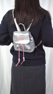 [Liontin Gratis] Lucu Tas Ransel Kulit Mini Koboi WanitaTas Backpack Ins Style Fashion Import Lucu Kecil Korean Style Aesthetic Terbaru Kekinian