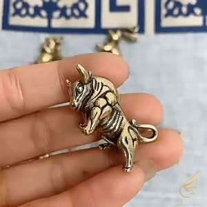 Decor Mini Tượng Lợn Nhỏ Trang Trí Tiểu Cảnh Bàn Trà Bằng Đồng Thau Tượng Tuổi Hợi 12 Con Giáp - Đồ Đồng Thuận Tâm