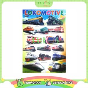Poster Edukasi Belajar Lokomotif