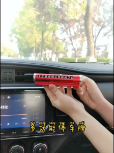 Thẻ Ghi Số Điện Thoại Ô Tô 4 in 1 Kiêm Búa Phá Kính Khẩn Cấp Bảng Ghi Số Điện Thoại Ô Tô Kiêm Giá Đỡ Điện Thoại