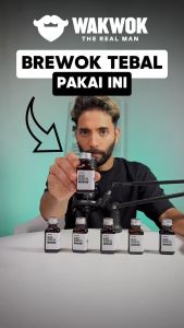 Black Beard Oil - Penebal Brewok Super ( Brewok Tammpak  Padat & Hitam )