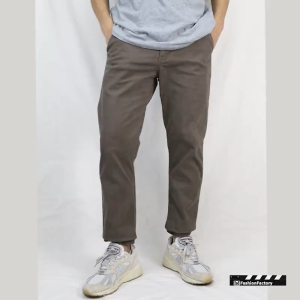 กางเกงขาเต่อ No.694 แฟชั่น9ส่วนชิโน่ ผ้าคอตตอนพรีนสกรีนยืด | US101