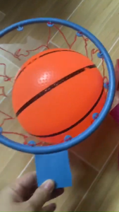 Bộ đồ chơi ném bóng rổ treo tường túi lưới bằng nhựa(msp1038)