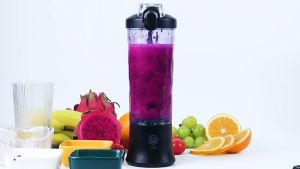 Powerful Portabusehold ruit 6 Blade Blender Juicer Household 600ml Extractor Blender Slow Juicer Cup USB Rechargeable