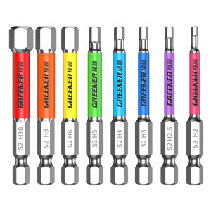 Strong Magnetic High Hardness Hexagonal Bits Set