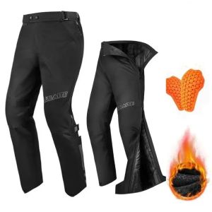 Quần Xe Máy Nam Khóa Nhanh Giữ Ấm Mùa Đông Tích Hợp Bảo Vệ CE Chống Thấm Nước Phản Quang Đảm Bảo An Toàn