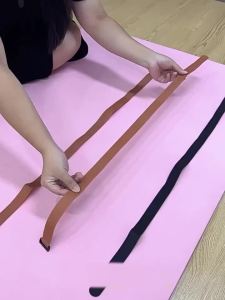 【New】Adjustable Yoga Mat Strap With Fastener Non-Slip Exercise Accessories Storage Cord Durable Stretch Bungee Tie Hook Loop