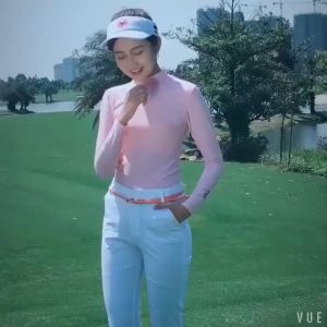 เสื้อกันยูวีผู้หญิง PGM UV Ice Silk Shirt - สำหรับคนเสื้อ คลาสเรียที่ปลอดภัย