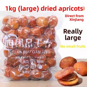 Natural Ili Four Teams Dried Apricots No Additives Original Flavor 500g Bagged Snacks from Xinjiang China Edible Agricultural Products