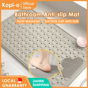 SG Stock] Bathroom Anti-Slip Mat PVC Waterproof Toilet Shower Floor Mat Non Skid Mat 防滑垫