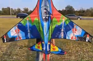 BIN LU [Ready Stock] Huge Airplane Kite Saranggola Malaki Aircraft Flying Toys for Kids with Free String and Winder Outdoor Sports Games for Family Bonding COD Available Durable Material Easy to Fly