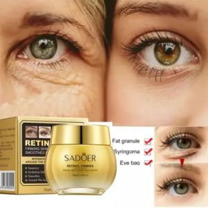 Erya Serum Mata Retinol Ganda Perawatan Pengencang Kolagen Anti Penuaan Dan Keriput Melembabkan Di Bawah Mata Untuk Kantong Bengkak Bintik Hitam Garis Halus Memperbaiki Mata 35Ml