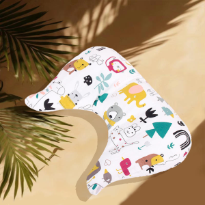 Nursing Pillow For Baby: 30° Slope Anti-spitting Milk Pillow for Newborn Head-up Training Breastfeeding Pillows