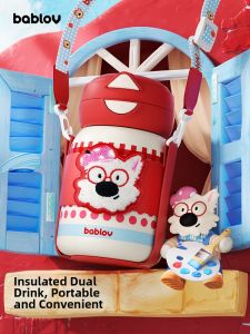 BABLOV | Stainless Steel Childrens Thermos Cup Cute and Portable