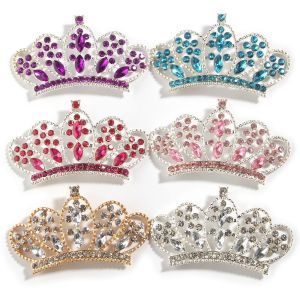 5PCS 33*56MM Big Crystal Alloy Rhinestone Buttons Embellishment For Wedding Decoration Flatback Crown Hair Accessories