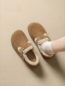Josiny | Warm Fleece Lined Cotton Shoes For Women 2025 Autumn and Winter New Release Slip-On