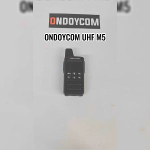 ONDOYCOM M5 Portable Two Way Radio Walkie Talkie 5W UHF with 16 Channel