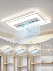 Changhong | Living Room and Bedroom Ceiling Fan Light Modern Minimalist Fixture