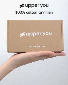 Tất Vớ Giày Tây Cổ Cao Sọc Chéo UPPER YOU Cotton Tự Nhiên Dày Dặn Êm Ái Thoáng Khí Khử Mùi - BSM4002
