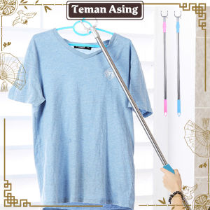 1.4 Meter Stainless Tongkat Jemuran / Tongkat Pengait Baju Adjustable / Tongkat Jemuran Pengait Baju