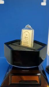 Famous Master Monk Lp Sakorn Blessed Phra Somdej Chinabanchorn featuring a Yant(The Disciple of Super Famous Top Monk Lp Tim)大名鼎鼎圣僧龙婆添大弟子龙婆撒空督造之经粉料崇迪佛佛牌 已包好透明防水壳