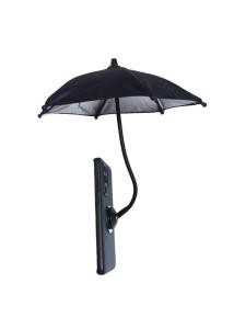 Magnetic Rotating Sun Rain Umbrella Metal Flexible Handle 24cm