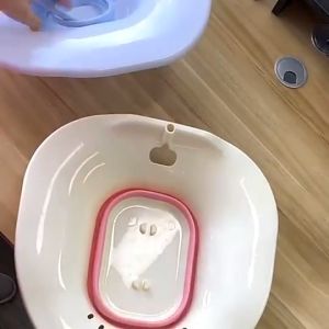 Elderly Postpartum Hemorrhoids Patient Menstrual period Toilet Sitz Bath adjustable with Sprayer