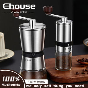 Home Portable Manual Coffee Grinder Hand Coffee Mill with Ceramic Burrs 6/8 Outside Adjustable Settings portable Hand Crank Tools