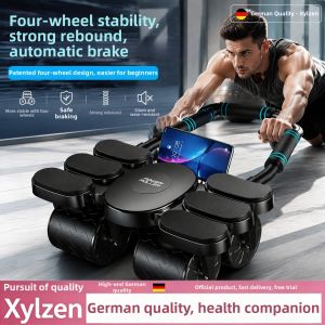4-Wheel Auto-Return Ab Roller